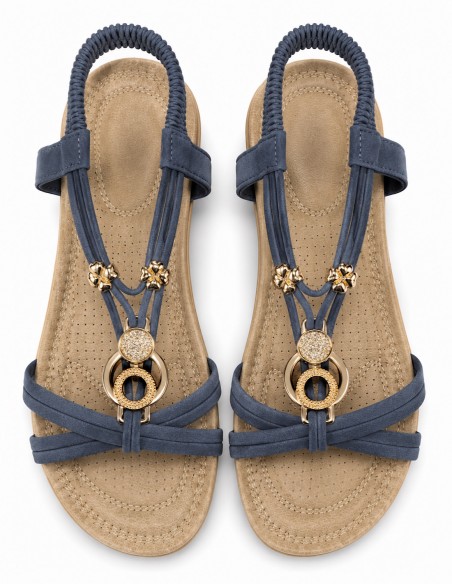 sandales femme confort été bride élastique semelle pied sensible du 36 au 41