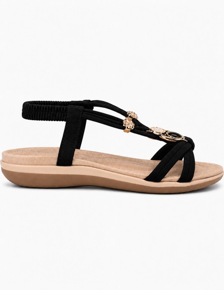 sandales été femme confort avec semelle orthopédique femme élastique