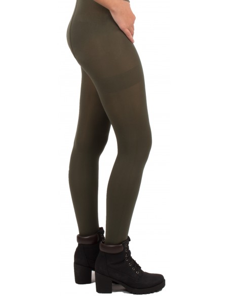 Collant Opaque Vert Kaki 2025