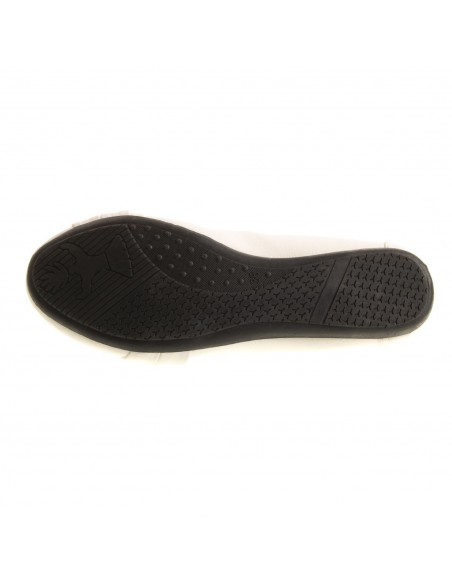 Ballerines noires souples semelle intérieure cuir & boucle décorative argentée strass