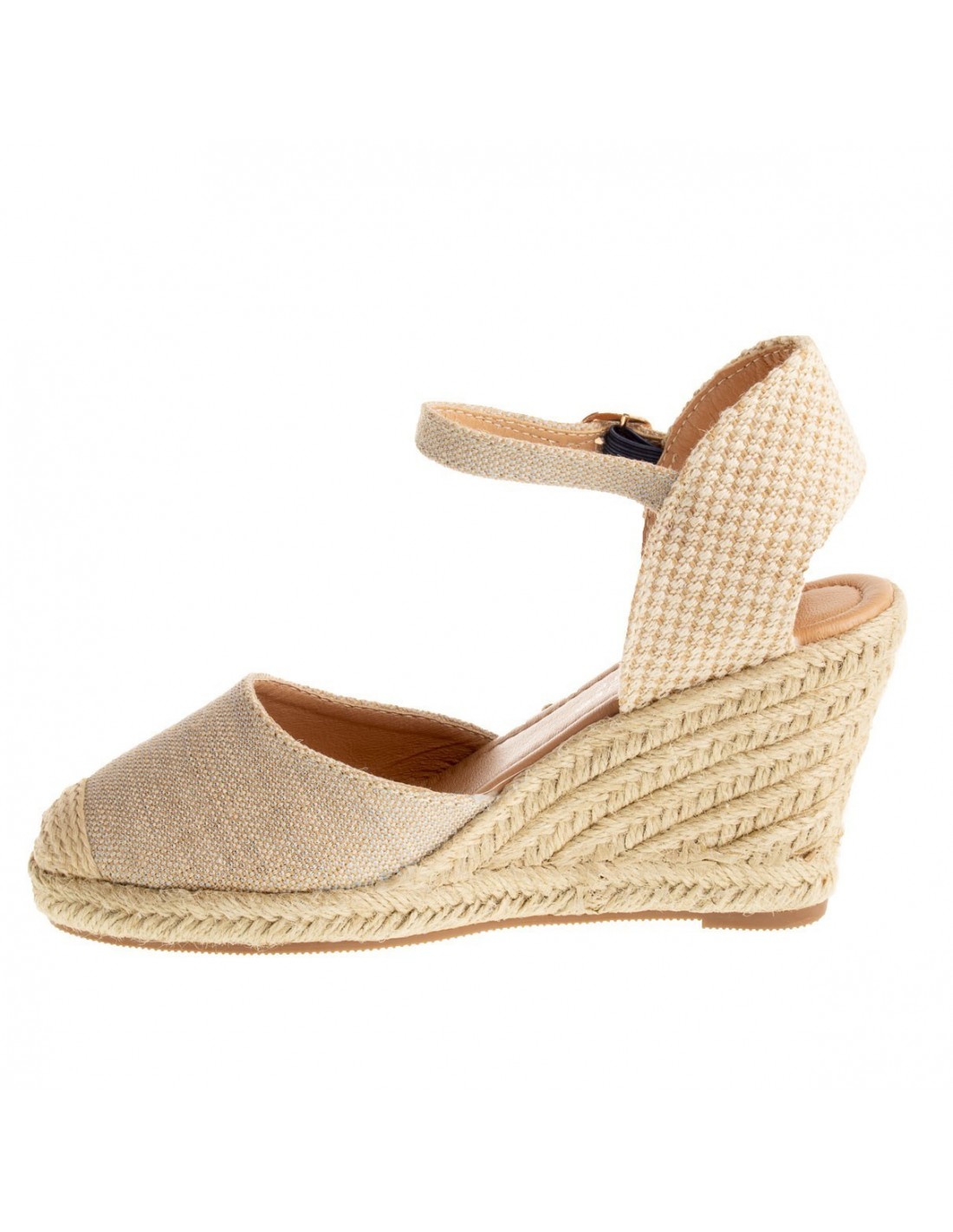 Chaussons Talons Soulier Femme Talon CompensÃ© Espadrille A Talon