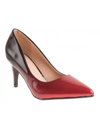 Escarpins vernis dégradés à bouts pointus et petit talon 6cm