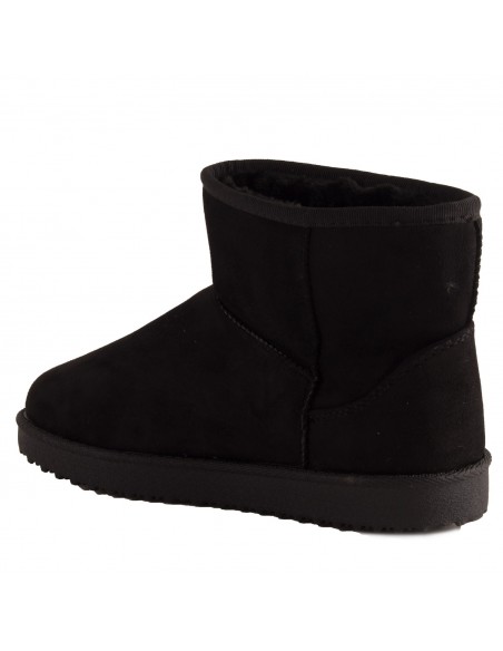 Bottes fourrées femme basse forme boots fourrure synthétique