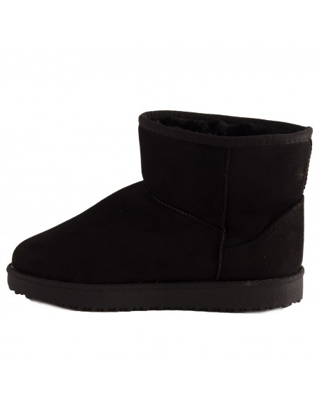 Bottes fourrées femme basse forme boots fourrure synthétique