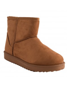 Bottes fourrées femme basse forme boots fourrure synthétique 2