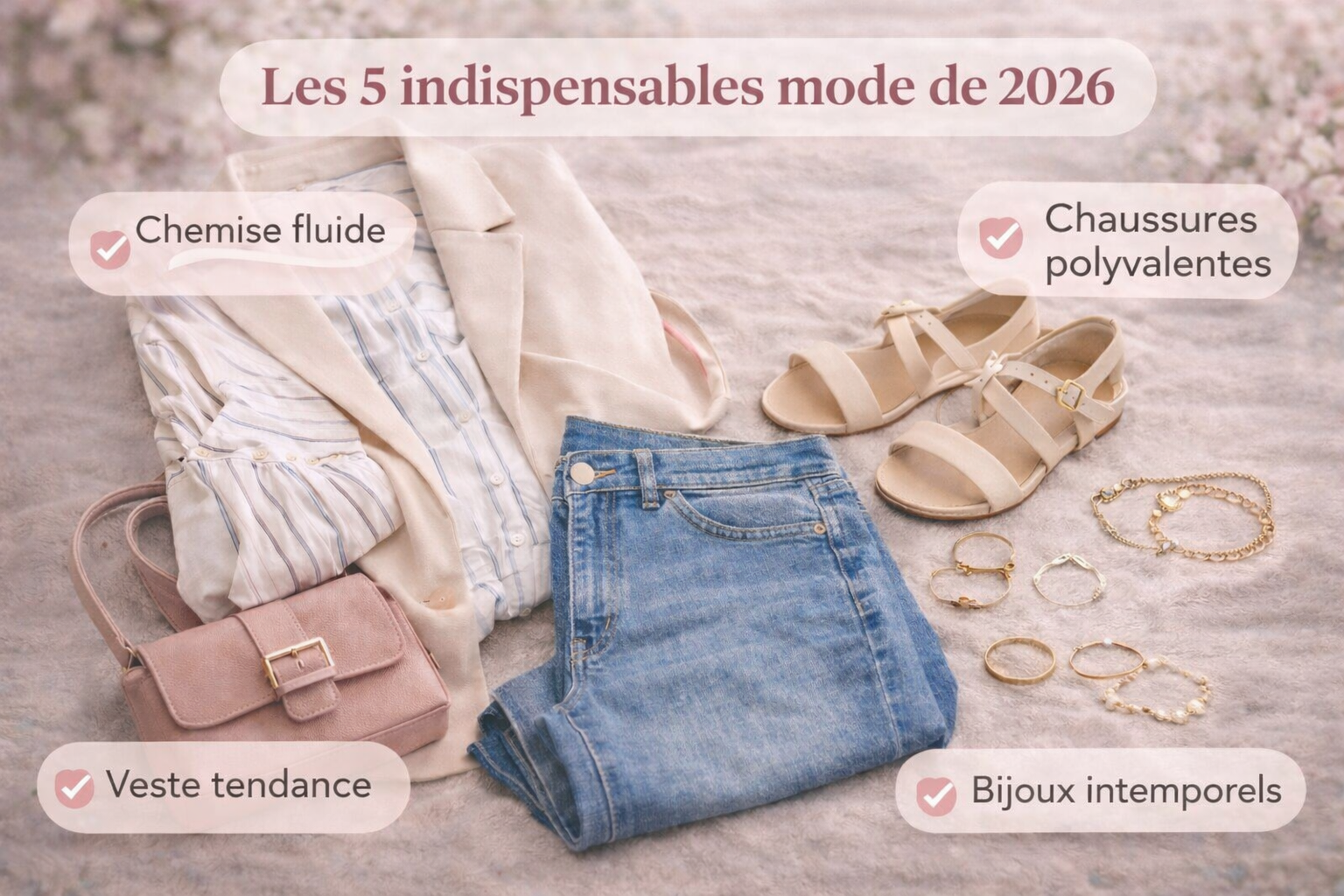 Les 5 indispensables mode à avoir dans sa garde-robe féminine en 2026
