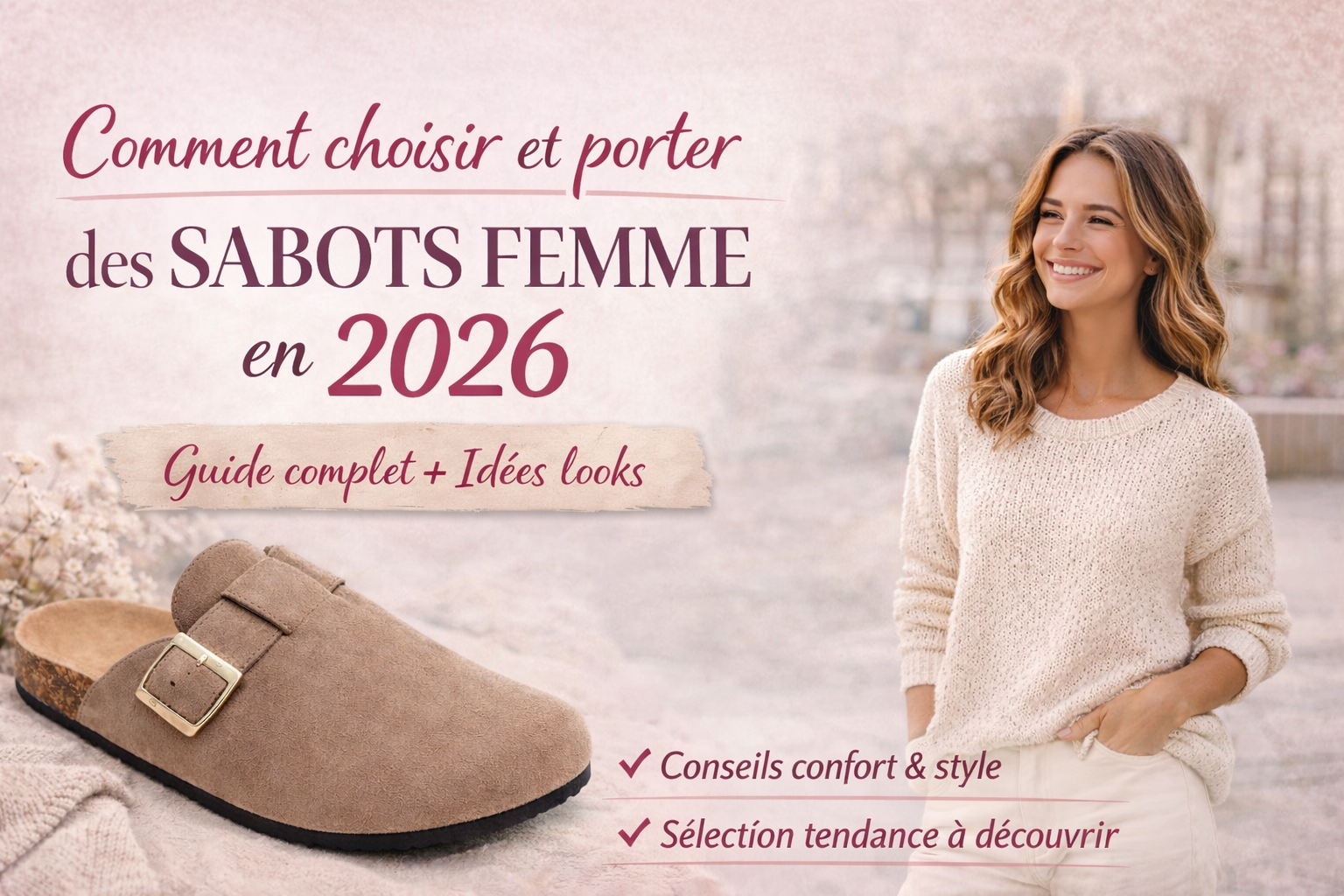 Comment choisir des sabots femme confort en 2026 ( Guide complet + idées looks )